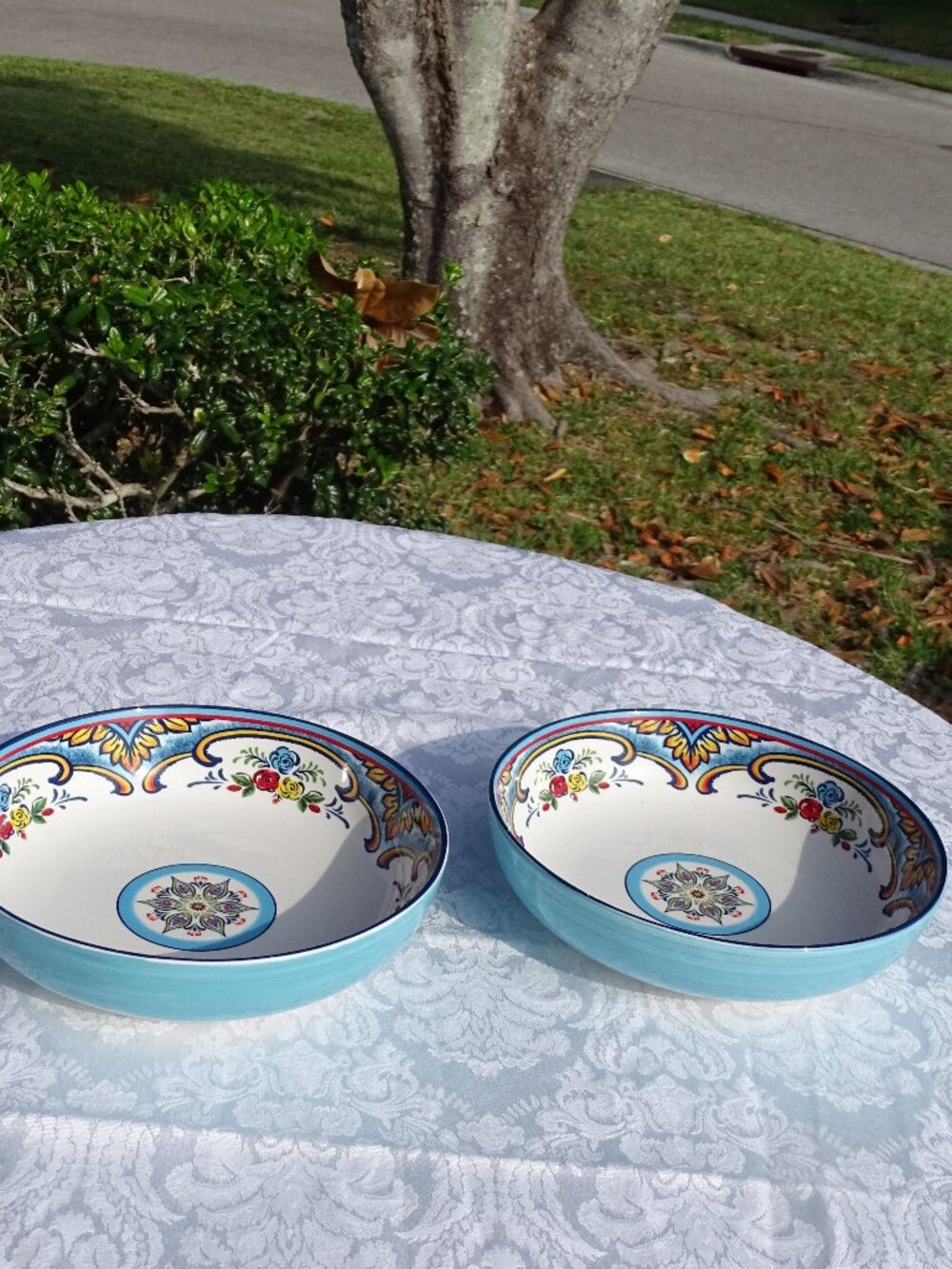 Two Lovely Ceramic Large Bowls